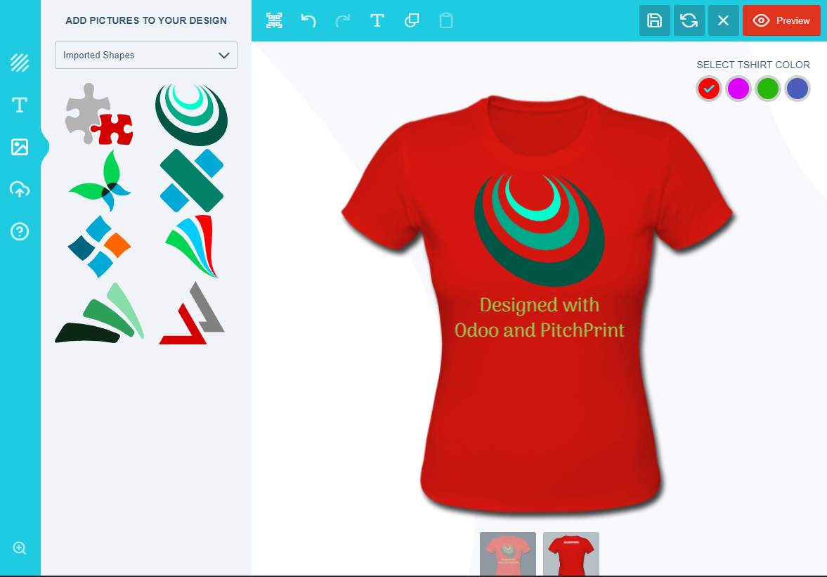PitchPrint Editor PitchPrint Editor