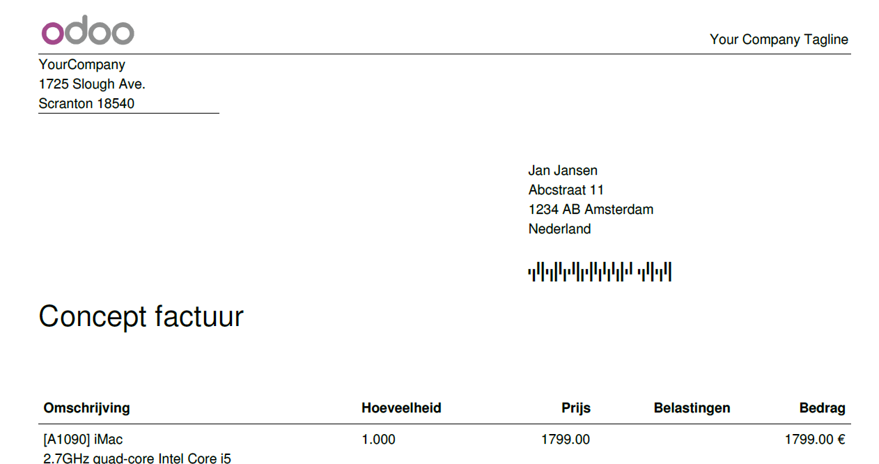 PostNL KIX-Code
