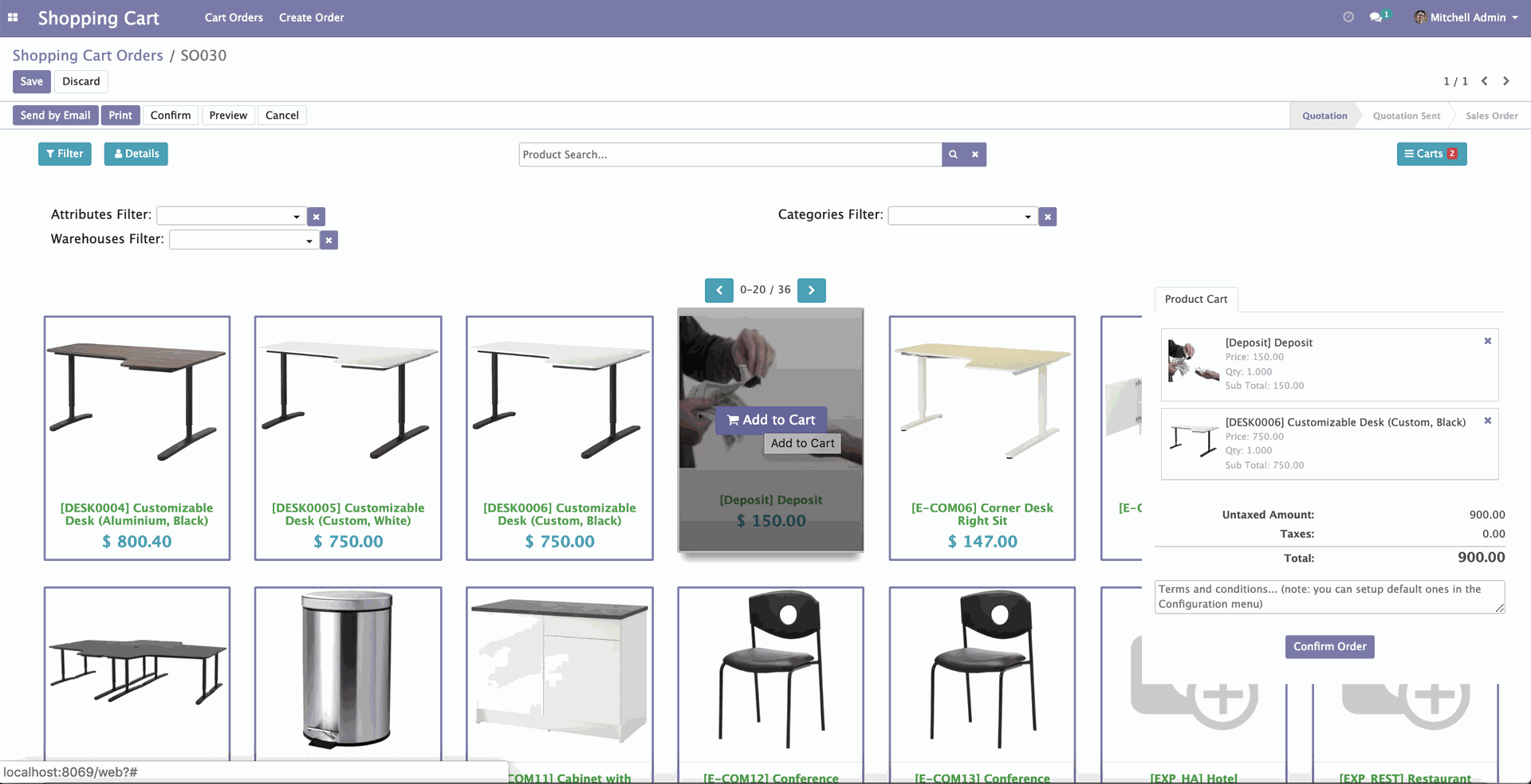 Sales Shopping Cart